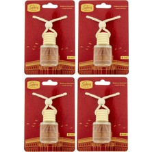 Renas Store Ihvan Online Kubbetüs Sahra Kokusu 8 ml Araba Kokusu Cam Şişe 4 Adet