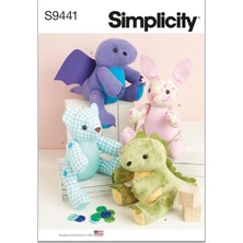 Renas Store Simplicity Dikiş Deseni S9441 33 cm Peluş