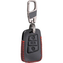 Renas Store Alisveristime Deri Anahtar Kılıfı (Vw Passat Deri Anahtar Kılıfı (Anahtarsız Giriş) ile Uyumlu)