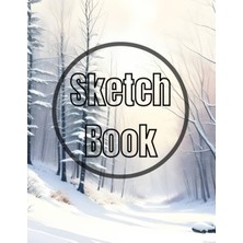 Renas Store Sketch Book: Premium Watercolor Winter Forest Design Cover Page Sketchbook Blank Paper Pad 8.5" x 11" - Sketchbook 120 Pages Blank Paper Book For ... Unlined Journal Soft Cover Sketchbooks