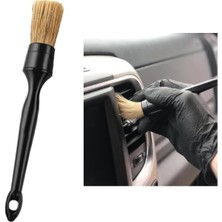 Renas Store Oto Detay Temizlik Fırçası – Araba Klima Temizleme Fırçası, Araç Iç Temizlik Fırçası, Yumuşak Doğal Kıl, Çizmez Detailing Brush, Havalandırma & Konsol Temizleme Fırçası