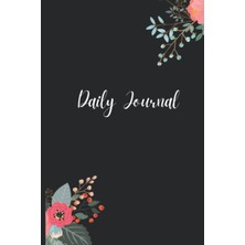 Renas Store Black Floral Daily Journal: 51-Day Journal (6x9 Softcover)