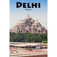 Renas Store Not All Those Who Wander Are Lost, I Am Headed To Delhi: A Blank Sketchbook For Artists, Drawing, Doodling, Writing, And Recording Your Travels And ... Travel Lovers.: 100 Pages, 6x9 Matte Finish