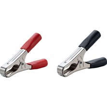 Renas Store Büyük Boy, 100MM, Krokodil, Akü Maşası Kırmızı ve Siyah
