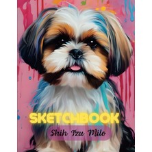 Renas Store Sketchbook: Shih Tzu Milo Notebook For Kids | Sketch Book Drawing Paper | Sketch Pad For Drawing, Doodling, Writing Or Sketching | Girl Drawing Book | ... Cover | Large Blank | 100+ Pages | 8.5X11