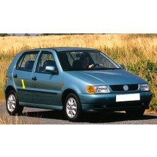 Renas Store Sağ Arka Kapı Orta Çıtası Siyah 6N4853754A Vw Polo Hatchback ile Uyumlu 1994-1999