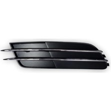 Renas Store Ön Tampon Sol Sis Farı Kapağı Krom Çıtalı 4G0807681F Audi A6 ile Uyumlu 2012-2014