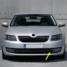 Renas Store Ön Tampon Sol Sis Farı Kapağı 5E0807681 Skoda Octavia 3 A7 ile Uyumlu 2013-2017