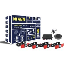Renas Store Niken Orjinal Lens Görünümlü Sesli Park Sensörü Gri