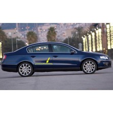 Renas Store Sağ Arka Kapı Çıtası Krom Nikelaj 3C0853754C Vw Passat B6 ile Uyumlu 2006-2011