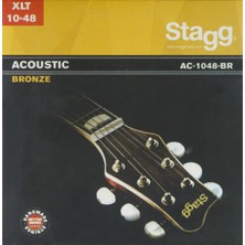 Stagg Akustik Gitar Teli AC−1048−BR