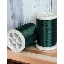 Renas Store Gürbüz Filografi 0.30 mm (100GR- 150M) Ördek Yeşili Renkli Bakır Filografi Teli