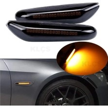 Renas Store Bmw E60 E61 E90 E91 E92 E93 E 46 Düz Ledli Çamurluk Sinyali Sağ Sol Takım (Soketsiz)