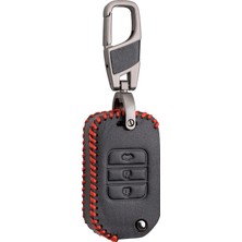 Renas Store Alisveristime (Honda Civic, Accord, Hr-V, Cr-V ile Uymlu) Deri Anahtar Kılıfı