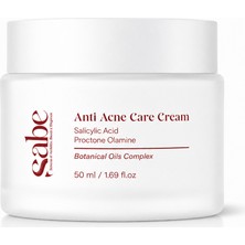 Sabe Anti Acne Care Cream Akne Karşıtı Bakım Kremi 50 ml | Salisilik Asit ve Pirokton Olamin Içerikli