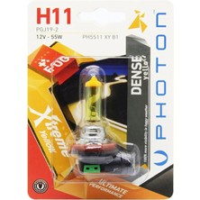 Renas Store Photon H11 Xtreme Civciv Sarısı Far Ampulü, 12V - 55W