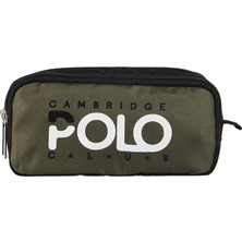 Renas Store Cambridge Polo Club Preppy Çift Bölmeli Unisex Çocuk Kalemlik Yeşil