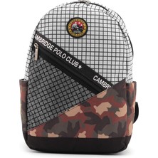 Renas Store Cambridge Polo Club Kamuflaj Laptop Bölemli Unisex Sırt Çantası