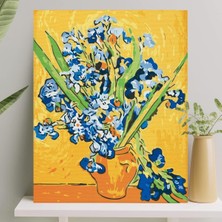 Renas Store Palmiye Hobi Sanat Sayılarla Boyama Tuval Seti Fırça Boya Dahil (Çıtalı) 40X50 cm - Süsen