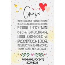 Renas Store Agenda Maestra: Regalo Insegnante Elementare Asilo Primaria | Agenda Settimanale Del Docente | Grazie Per La Tua Pazienza (Italian Edition)