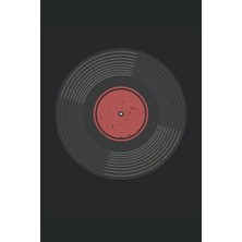 Renas Store Disque Vinyle: Slops Music Turntable |notebook Din A5 6x9 Pouces |planificateur Journal Écrit Booklet |120 Pages |pointé
