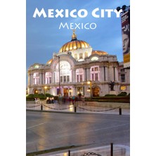 Renas Store Not All Those Who Wander Are Lost, I Am Headed To Mexico City: A Blank Sketchbook For Artists, Drawing, Doodling, Writing, And Recording Your Travels ... Travel Lovers.: 100 Pages, 6x9 Matte Finish