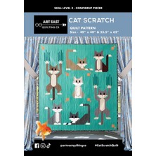 Renas Store Kedi Çizik Yorgan Desen, Çok Aşamalı