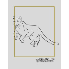 Renas Store Sketchbook: African Wildlife Sketch, Large 8.5" x 11", 110 Pages, Perfect For Everyone, Crayons, Pencils, Drawing And Sketching