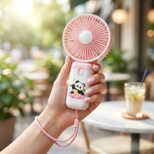 Laptify 3 Kademeli Taşınabilir El Fanı, Şarj Edilebilir Mini Fan, Hafif ve Ergonomik Tasarımlı, Sessiz Vantilatör