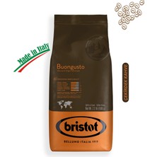 Bristot Buongusto Çekirdek Kahve 1 kg – İtalyan Espresso Çekirdeği – Orta Kavrulmuş, Düşük Asidite – Pürüzsüz ve Güçlü Lezzet