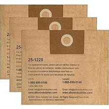 Renas Store Stanley 25-1228 Fits 2.5-3.5 Gallon Disposable Filter Bag Wet Or Dry Vacuum Cleaner, 3 Filter Bags Per Package