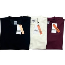 Big Most Erkek 3'lü Set Premium Modal Kumaş Regular Fit Basic Tişört