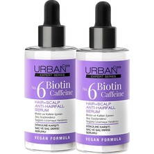 Renas Store Expert No.6 Biotin Caffeine Dökülme Karşıtı Saç Bakım Serum Seti 2X50 ml -Vegan
