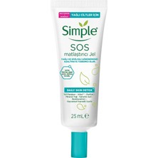 Renas Store Simple Daily Skin Detox Sos Matlaştırıcı Jel Yağlı ve Sivilceli Görünümü Azaltmaya Yardımcı, 25 ml