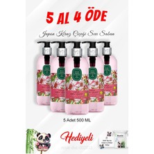 Renas Store Japon Kiraz Çiçeği Sıvı Sabun 500 ml 5 Al 4 Öde ve Rosie Pamuk