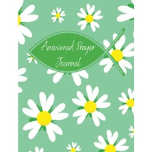 Renas Store Answered Prayer Journal: Daisy Flowers With Light Teal Background