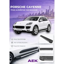 AEK Modern Porche Cayenne 2015>PREMIUM Titan Alüminyum Yan Basamak