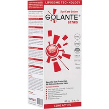 Renas Store Solante Acnes Sun Care Lotion SPF50+ (1 x 150 Ml)