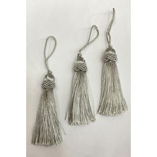 Renas Store Hobigram Gri Topuzlu Püskül 1 Adet Boy 7 cm