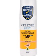 Renas Store Celenes By Sweden Herbal Renkli Güneş Koruyucu Dry Touch Light 50 Spf