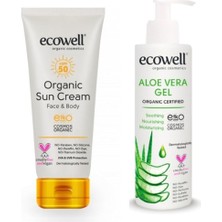 Renas Store Ecowell Organik Yaz Koruma Paketi (Güneş Kremi + Aloevera Jel)