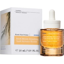 Renas Store Korres Black Pine Primus 6 Kat Hiyalüronik Asit Takviyesi, Kırışıklık Giderme Için, Yaşlanma Karşıtı Serum, Genç Görünümlü Ciltler Için, Silikon ve Paraben Içermez, Vegan, 30 ml
