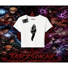 Tarzsokak Orochimaru Naruto Anime Karakter Kadın Baby Tee Beyaz