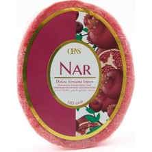 Renas Store Nar Doğal Süngerli Sabun, Vücut Temizliği, Nar Kokulu, 120 Gram, Paraben Içermez