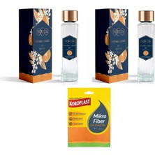 Renas Store Pereja Portakal Çiçeği Kokulu Kolonya, 2X250 Ml, Koroplast Mikrofiber Bez Hediyeli