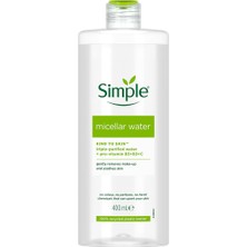 Renas Store Simple Kind To Skin Micellar Makyaj Temizleme Suyu Yüz Göz ve Dudaklar Için, 400 ml