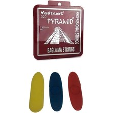 Renas Store Masterwork Bağlama Teli Piramit Uzun Sap 0,20 Kaliteli + 3 Adet Tezene Hediye