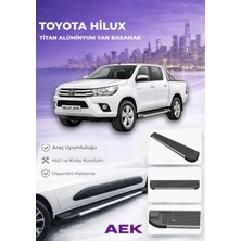 AEK Modern Toyota Hilux 2019PREMIUM Titan Alüminyum Yan Basamak