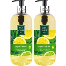 Renas Store Eyüp Sabri Tuncer Doğal Zeytinyağlı Sıvı Sabun Çeşme Limonu 500 ml x 2 Adet