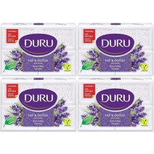 Renas Store Duru Saf & Doğal Kaynaklı Lavanta 16 Adet Beyaz Kalıp Sabun 4X600GR
